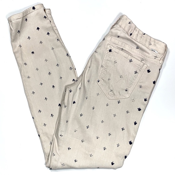 MOTHER Denim - MOTHER | The Looker Ankle Zip Jean Fleur de Love